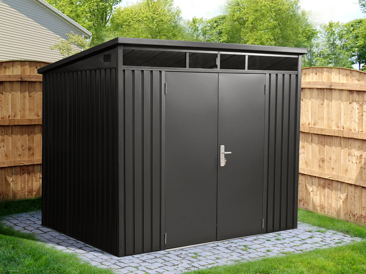 The Premium Pitched Shed (8ft x 6ft) - Sheds Direct Ireland